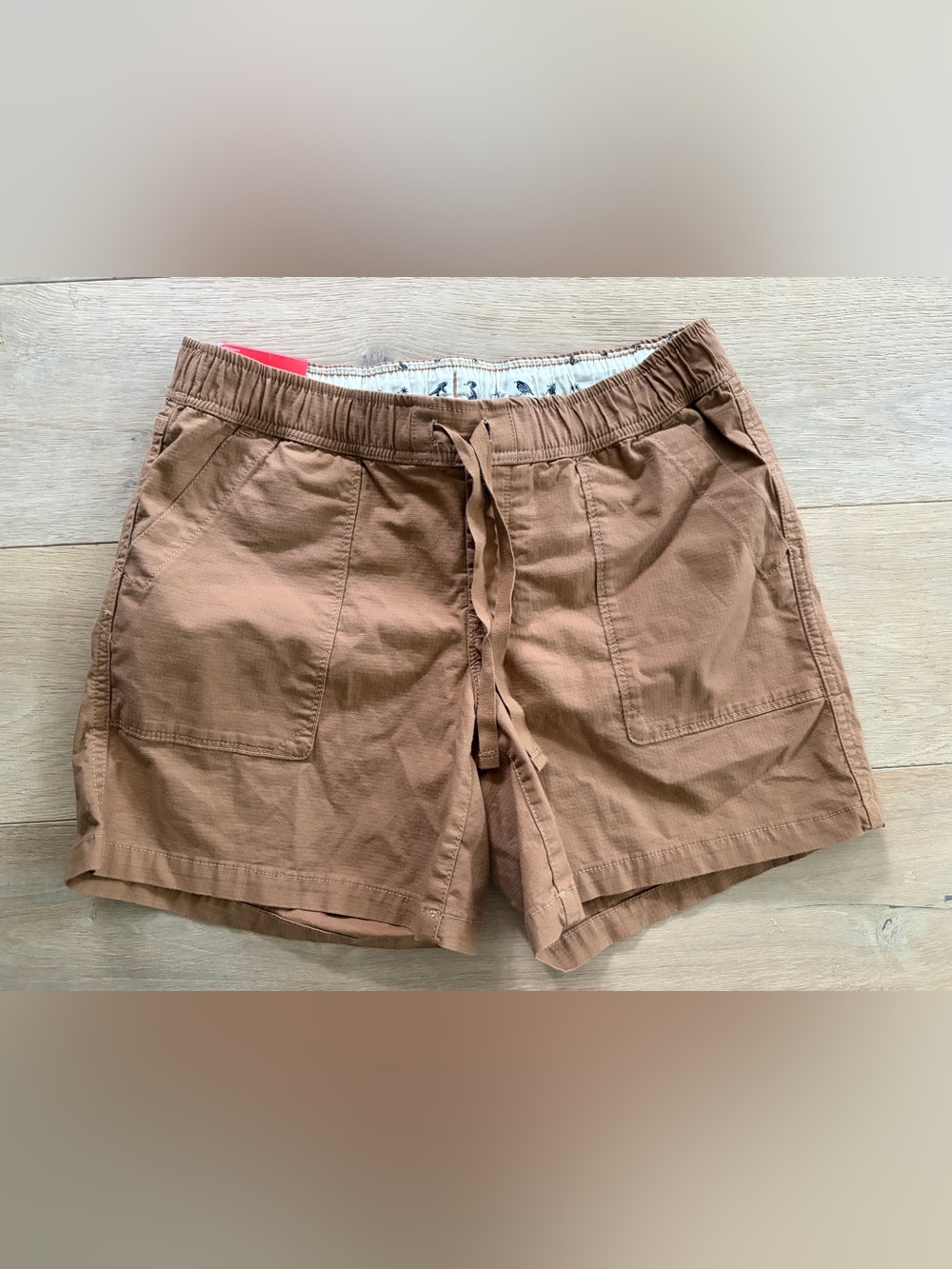 North Face NWT rideside pull on shorts cotton blend hiking outdoor casual - M